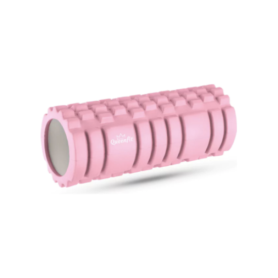 Купить Массажный ролик  Queenfit EVA 33*14 cm pink в Киеве - фото №1